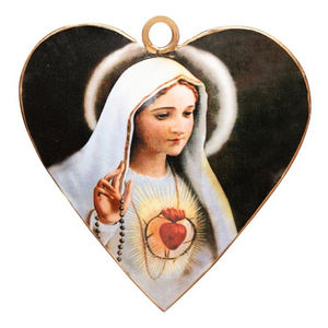 Nouveau décor suspendu de Pâques en forme de coeur de Noël Décoration suspendue de Pâques pour l'église - Product Image 1