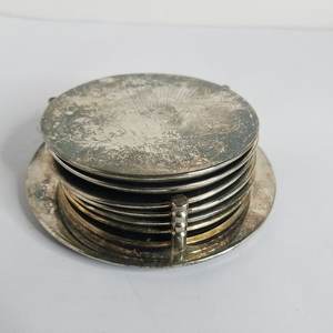 Sous-verres personnalisables écologiques résistants à la chaleur en métal de style classique et élégant de qualité durable pour les tasses à thé et café - Product Image 4