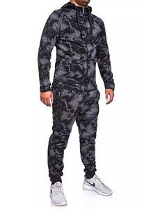 Regular Fit Hiver Hommes Logo Personnalisé Conception 100% Coton Séchage Rapide Respirant Pull À Capuche Jogger Survêtement - Product Image 5