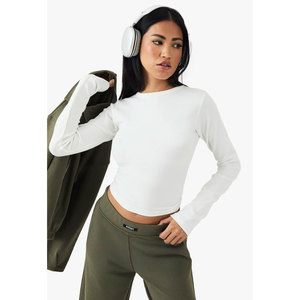 Summer womens pure cotton <b>short</b> <b>sleeve</b> top loose korean style bottom <b>shirt</b> white t <b>shirt</b> for spring and autumn inner wear - Product Image 3