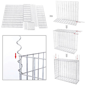 Galvanized Iron Wire Welded <strong>Gabion</strong> Basket with PVC Coating Cutting Service for Retaining Wall <strong>Gabion</strong> Blocks - Product Image 5