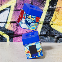 Pot en verre hermétique et sécurisé pour enfants, 2oz/3oz/4oz/5oz, écologique et recyclable, avec impression sérigraphique de logo personnalisé pour le stockage alimentaire