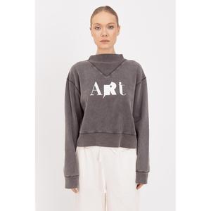 Sweat-shirt imprimé lavable - Anthracite - Product Image 4