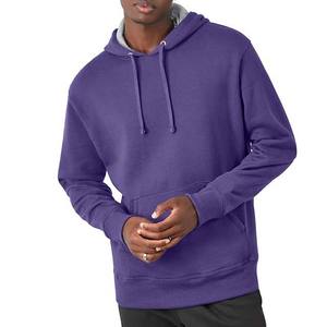 Top Trending Product Latest Fashion Custom Design Color Size Top Quality <b>Purple</b> Color Cotton Fleece Breathable Fabric <b>Men</b> <b>Hoodie</b> - Product Image 6