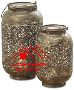 Linterna marroquí de mesa 2025 en negro, linterna de Metal para colgar en la pared, linterna de hierro Para Boda y decoración del hogar, última Decoración - Product Image 4