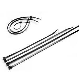 Gran oferta, bridas de nailon negras de alta calidad con cremallera, bridas de plástico de 4mm con autobloqueo multifuncionales, bridas de 300mm de longitud sin halógenos - Product Image 3