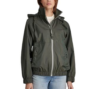 Veste coupe-vent pour femme sur mesure, col montant, doublure en nylon, manches longues, design pour l'automne et l'hiver, vêtements décontractés en toile, 2026 - Product Image 2