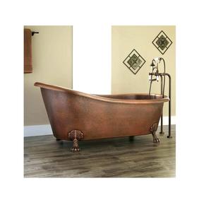 Superior Quality Vintage Pure Copper <b>Hammered</b> Bathtub Elegant Soaking Hotel Armrests free standing bathtubs - Product Image 3