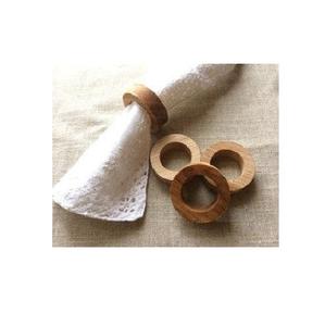 Ensemble de porte-serviettes en bois massif de qualité supérieure pour tables à manger élégantes, mariages, dîners festifs, fêtes, hôtels, restaurants et cafés - Product Image 2