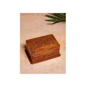 Best Selling Luxury Modern Polished Wooden Jewelry Storage Box Handmade India Natural Rosewood Velvet Interior Eco-Friendly - Product Image 4