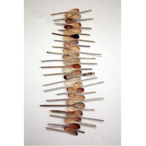 Étagères flottantes d'angle rustiques en bois de récupération, décoration murale en bois de palette, étagère suspendue pour salon, bureau et maison - Product Image 2