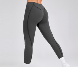 Latest Arrival Wholesale Price Winter Casual Mid Waist Quick Dry Yoga <b>Leggings</b> Custom Designs for Women - Product Image 5
