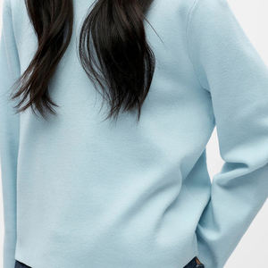 Pull en polaire d'hiver pour femmes, sweat-shirt oversize élégant, haut à manches longues confortable pour les looks décontractés quotidiens - Product Image 4