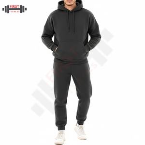 Meilleure vente Vêtements pour hommes Mode vintage Lavage à l'acide 100% coton 450 Gsm Respirant Ensemble de survêtement avec pantalon Sweat-shirts - Product Image 1