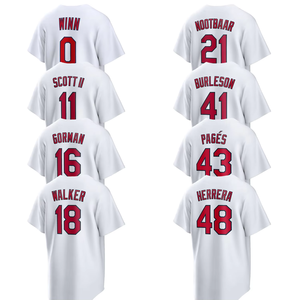 Camiseta Blanca Edición Limitada St. Louis 2025 para Hombre, Camisetas de Béisbol Personalizadas con Logos Bordados, Uniformes Cosidos en Tallas Grandes - Product Image 1