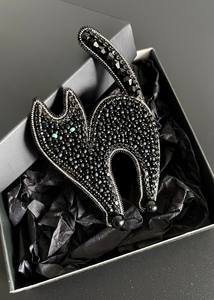 Broches perlées Broche design faite à la main. Accessoires de haute qualité. Broche design unique. Baby shower meilleur cadeau. - Product Image 4