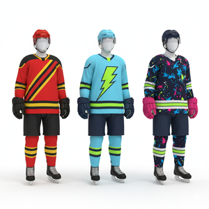 Uniformes sublimados personalizados para camisetas de hockey sobre hielo-Material Dry Fit Pro-Logotipo de tu equipo - Product Image 1