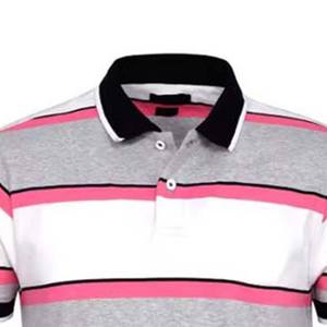 Polo Vintage de Manga Corta a Rayas para Hombre, Camisa de Algodón Transpirable de Alta Calidad para Deportes de Verano, Estampado Informal - Product Image 2