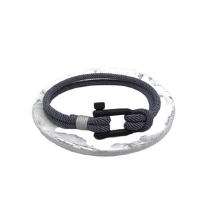En's auautical ouoble trtrand hackhackle & ope racelet OT Elling ope ailor racracelet personalizable - Product Image 1