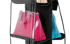 Organisateur de placard suspendu unique à 6 poches en PVC de haute qualité, pochettes transparentes en PP pour une organisation gain de place – Meilleure vente - Product Image 6