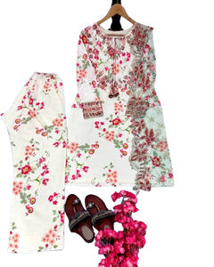 Diseñador indio paquistaní Kurti-Plazzo con Dupatta Bollywood vestido de fiesta traje de boda - Product Image 1