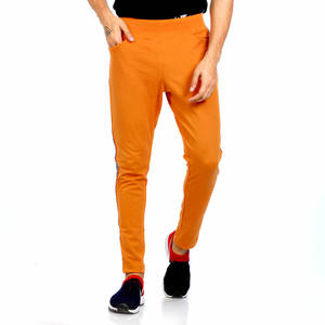 กางเกงจ็อกเกอร์เอวสูงทรงหลวมแฟชั่นสำหรับผู้ชาย กางเกงสเวตแพนท์ผ้าฝ้ายทรงแบ็กกี้เรียบง่าย - Product Image 1