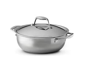 Casseroles en acier inoxydable en gros, marmites avec couvercle, fond en cuivre 3 plis, durables, écologiques, design moderne - Product Image 6