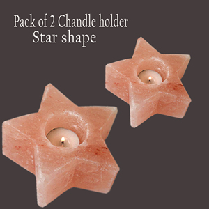 Top Prix Style Unique 100% Lampe au sel de l'Himalaya pur Bougeoir sculpté Artisanat naturel unique en son genre par Anwar - Product Image 3