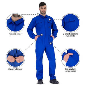 Mono de seguridad de buena calidad hecho a medida, mono de seguridad ligero transpirable para venta en línea - Product Image 2