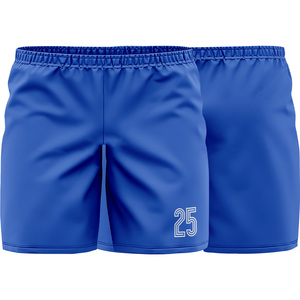 Bermudas de talla grande para hombre de alta calidad, diseño deportivo con cintura elástica, tela de lana transpirable de tejido medio, Color sólido - Product Image 1