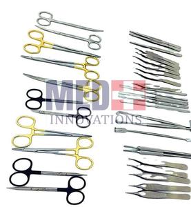 Med Innovations 78 PCs Juego de instrumentos de Cirugía General Fuente de alimentación manual de acero inoxidable - Product Image 2