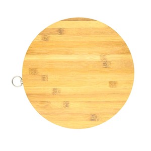 Tabla de cortar de bambú natural de forma redonda única precio de fábrica al por mayor para decoración de cocina - Product Image 5