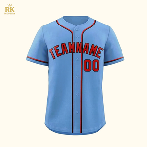 Camiseta de Béisbol Personalizada, Uniformes de Béisbol Sublimados para Equipos, Camiseta de Béisbol para Adultos - Product Image 2