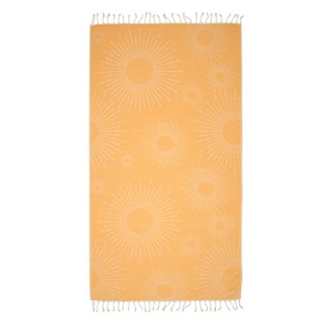 Serviette turque Sunbright à dos en tissu éponge, jacquard, 35x70 pouces - Product Image 3