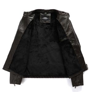 Chaquetas de Cuero Personalizadas para Hombre 2025, Chaquetas de Lona de Invierno de Alta Calidad, Diseño Casual y Moderno, Nueva Llegada - Product Image 4