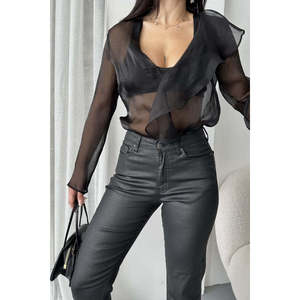 Pantalones Mom Fit 7072 - Negro - Product Image 3