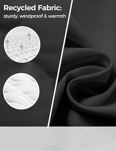 Nouveau Vente en gros Design personnalisé de qualité supérieure Veste bouffante noire contemporaine à bulles pour hommes avec capuche pour climat froid - Product Image 4