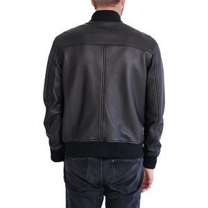 Chaqueta de cuero cálida de invierno para hombre, trajes ajustados informales transpirables, cuello levantado, cremallera a un precio razonable, ligera, impermeable - Product Image 4