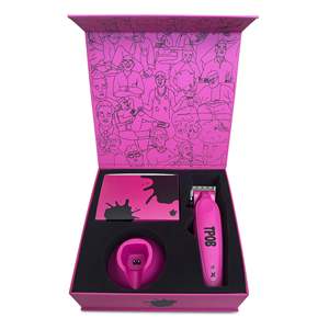 Tondeuse à cheveux professionnelle pour barbier, numérique, sans balais, 6800 tr/min, lame en T à écartement zéro, sans fil, rechargeable, pour le finissage des contours - Product Image 2