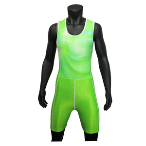 เสื้อกล้ามมวยปล้ำสไตล์กำหนดเองโพลีเอสเตอร์100% OEM บริการดีออกแบบที่กำหนดเองขนาดบวกมวยปล้ำ - Product Image 1