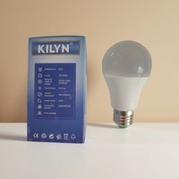 Lampu LED KILYN 9W 2700K/4100K/6000K CCT Basis E27 Bahan PC Chip SMD AC Bersertifikasi ETL CRI80 A60 910 Lumens