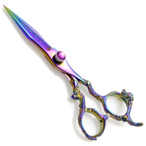 KOUNAIN 6,5 \ "Tijeras para el pelo con mango de dragón, tijeras de belleza de acero inoxidable de calidad superior, maquinilla de afeitar, corte afilado, peluquería - Product Image 1