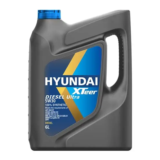 Diesel, 5W-30 / SN/CF / C3, interamente sintetico, «Diesel ultra» [Hyundai XTeer]