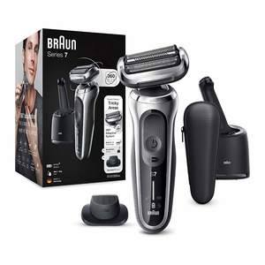 Afeitadora Eléctrica Inalámbrica para Hombre, IPX7, Recargable por USB, Cinco Cuchillas Dobles, Afeitadora Rotatoria Inalámbrica, Lavable - Product Image 6