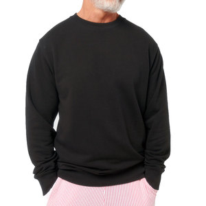 Personalizado Unisex 100% algodón grueso de gran tamaño Jumper bordado cuello redondo en blanco hombres sudaderas - Product Image 1