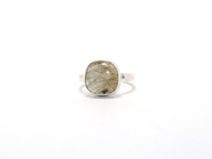 Anillo de piedras preciosas de labradita de Plata de Ley 925 unisex, joyería de boda de alta calidad, fabricante directo al por mayor - Product Image 2