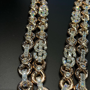 สร้อยคอทองคำ 10k แบบคิวบาลิงค์ประดับเพชรโมอิสซาไนต์คุณภาพสูง ขนาด 18 มม. สไตล์ฮิปฮอป ได้รับการรับรองจาก IGI - Product Image 4