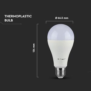 Bombilla LED V-TAC A65 E27, Tono Blanco Frío - Product Image 3