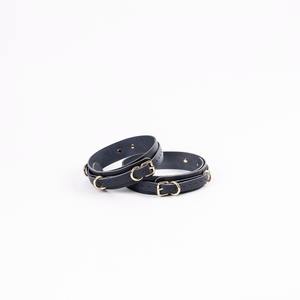 Manufacturer Personalized BDSM <b>Bondage</b> Waist Belt Thigh Cuffs Genuine Leather Full <b>Set</b> Custom Logo Easy Carry Different Colors - Product Image 3