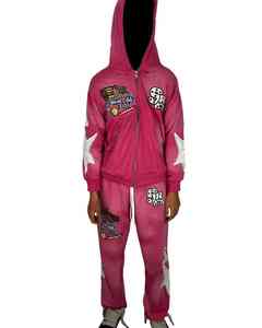 Trajes Deportivos para Hombre de Primera Calidad, Más Vendidos, Casuales de Invierno, Ecológicos, Ligeros, de Secado Rápido, 100% Algodón, Color Sólido, Transpirables - Product Image 4